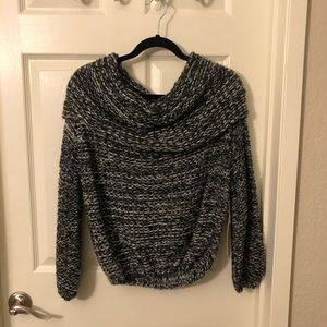 Off shoulder grey sweater, never worn